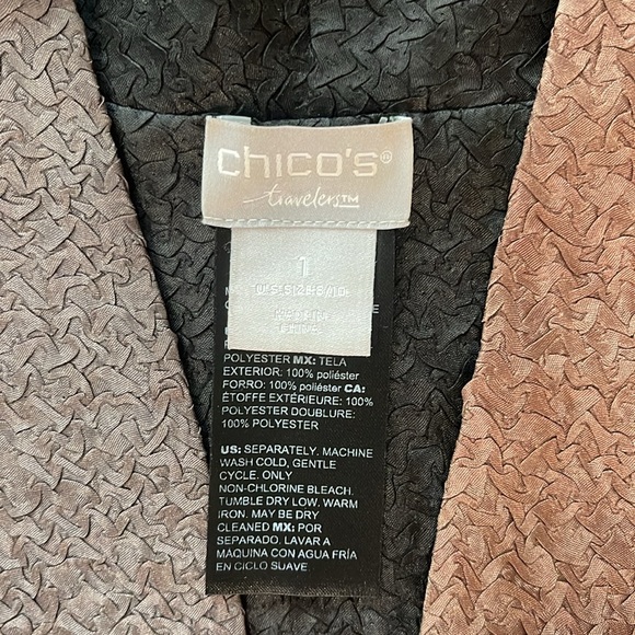 Chico’s Traveler size (M) 1 blazer/jacket - Picture 4 of 6